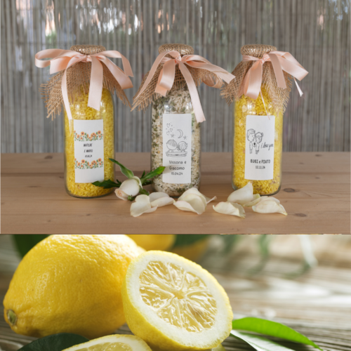 BOMBONIERA MATRIMONIO risotto al limone azienda agricola la collina di francesco minotti
