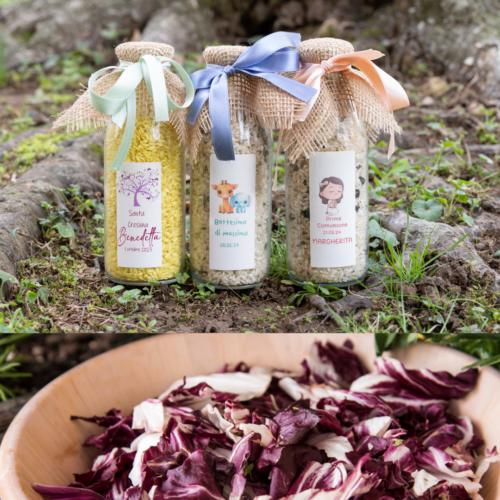 BOMBONIERE RISO AL RADICCHIO azienda agricola la collina di francesco minotti