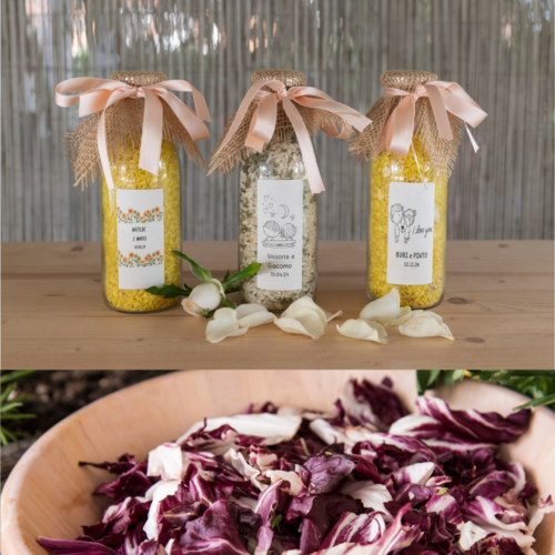 _BOMBONIERE matrimonio risotto aL RADICCHIO azienda agricola la collina di francesco minotti